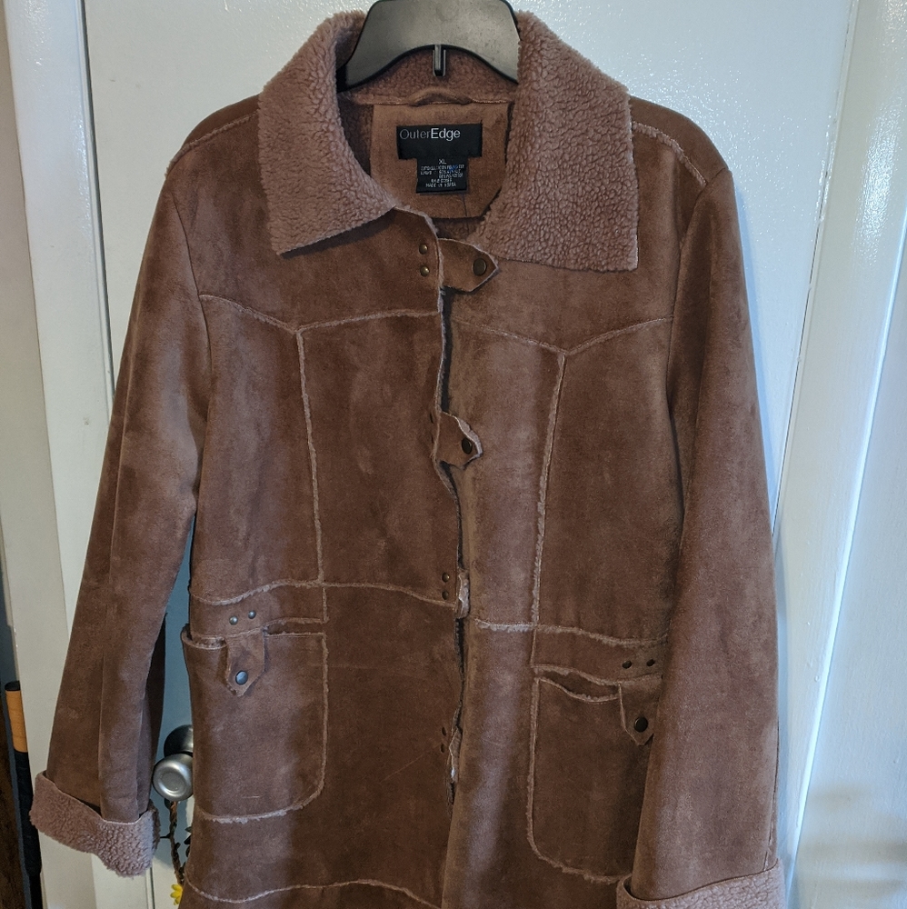 Outer Edge Suede Jacket Sz XL (Damages)